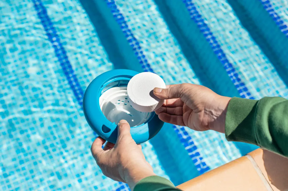 Traitement chlore piscine